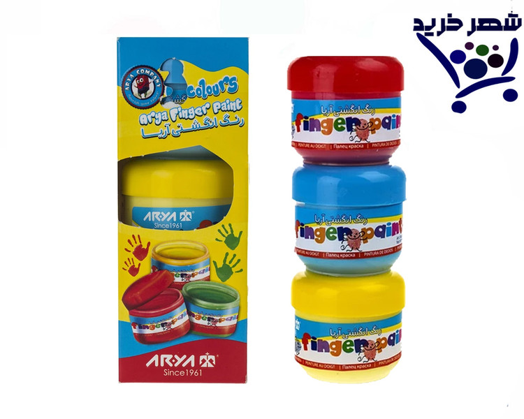 رنگ انگشتی 3 رنگ اریا