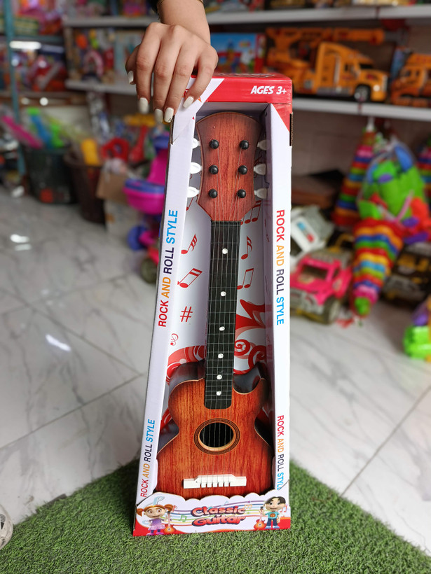 گیتار اسباب بازی طرح چوب
